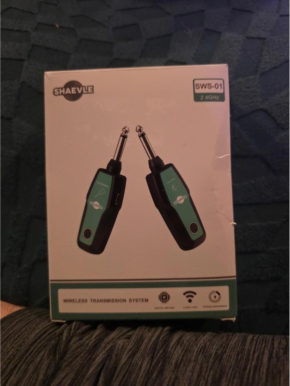 2.4Ghz Wireless Guitar System Rechargeable Audio Transmitter Receiver 6.35Mm Kit